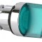 Comutator Rotativ 22mm cu LED Verde IP66