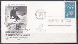 SUA 1960 - Jocurile Olimpice de iarnă - Squaw Valley, SUA, FDC