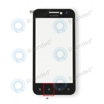 Huawei U8860 Honor Display digitizer, touchpanel negru V2 foto