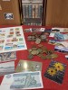 Lot: 50 monede+25 jetoane+30 timbre stamp.+8 bancnote UNC+20 carduri Romtel.+22 banderole trabucuri+10 carti postale necirc.DIFERITE,nu exista dubluri, Europa
