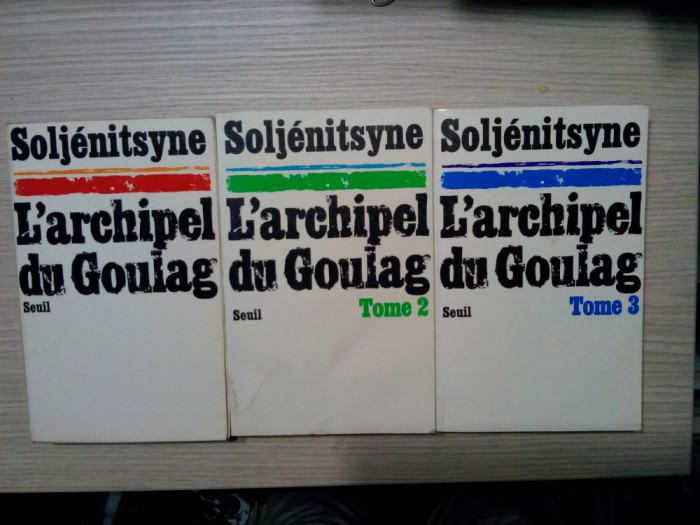 L`ARCHIPEL DU GOULAG 1918-1956 * 3 Vol, - Alexandre Soljenitsyne - 1974