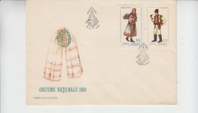 C12 - FDC Romania - Costume nationale II - LP693 - 1969 foto