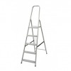 Scara aluminiu pliabila, 5 trepte, platforma, 125kg, Strend Pro D5