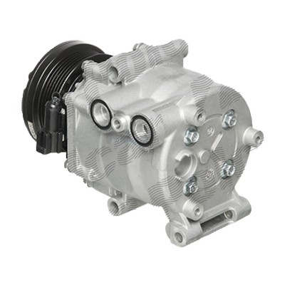 Compresor aer conditionat Ford Fiesta (JA8), 06.2008-06.2011, Fusion (JHS), 11.2006-12.2012, motorizare 1.25/1, 4/1, 6, benzina, rola curea 97 mm, 6 foto