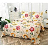 Cumpara ieftin Set Cuvertura de Pat din Bumbac, 3 Piese cu Model - PIT202