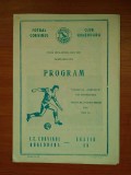Program fotbal Corvinul Hunedoara cupele europene 1982.