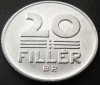 Moneda 20 FILERI / FILLER - RP UNGARA / UNGARIA, anul 1983 *cod 1924 A, Europa