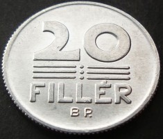 Moneda 20 FILERI / FILLER - RP UNGARA / UNGARIA, anul 1983 *cod 1924 A
