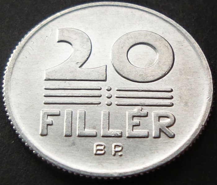Moneda 20 FILERI / FILLER - RP UNGARA / UNGARIA, anul 1983 *cod 1924 A