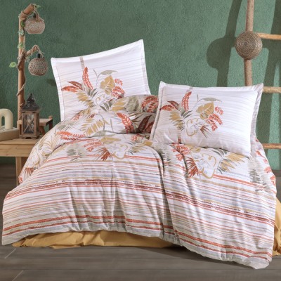 Lenjerie de pat ranforce Clasy king size (OLIVA) foto