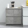 VidaXL Servantă, gri beton, 70x41x75 cm, PAL