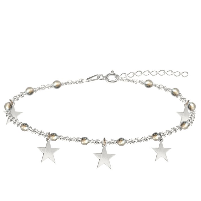 Sirius - Bratara personalizata tip salba cu stelute din argint 925