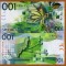 !!! KBA GIORI - TEST NOTE = FLUTURE , 001 CASH CYCLE - UNC / SPECIMEN