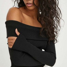 IRO pulover femei, culoarea negru, light