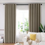 Cumpara ieftin Set draperie din catifea blackout cu inele negre, Madison, 200x210 cm, densitate 700 g/ml, Stonewall, 2 buc