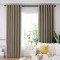 Set draperie din catifea blackout cu inele crom, Madison, 200x230 cm, densitate 700 g/ml, Stonewall, 2 buc