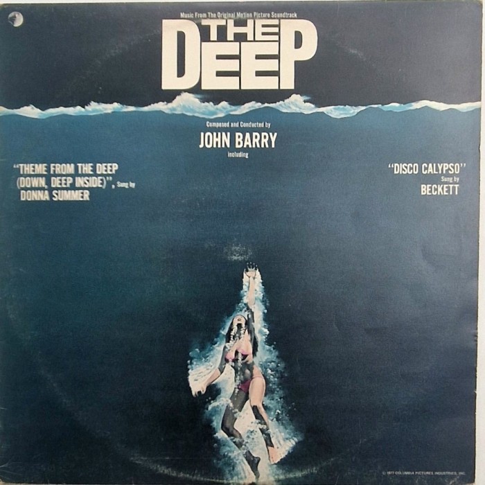 John Barry &lrm;&ndash; The Deep (Music From The Original Motion Picture Soundtrack) _ NM / VG+ vinil, LP, disc muzica disco _ Casablanca, Suedia, 1977
