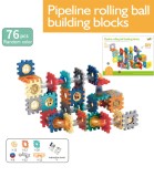 Constructor pentru Copii cu Tevi 76 de Piese