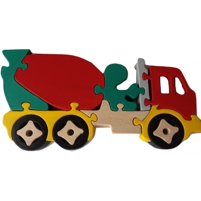 Puzzle mixer camion foto