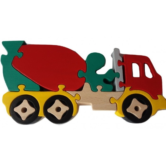 Puzzle mixer camion