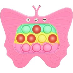 Jucarie Interactiva Tip Consola pentru Copii, Cyrax, Diferite Moduri de Joc, 120 Nivele, Material ABS/silicon, Sunete si Lumini, 12 x 5.5 x 13.5 cm, M