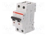 &Icirc;ntrerupător de supracurent ABB 400VAC 6A 2 Poli Caract B
