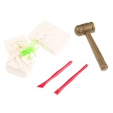 Set Excavare Fosile Dinozauri, Unelte Incluse, Avertismente 3+ Ani, Multicolor, Oem