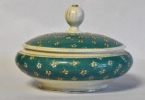 Caseta / Bomboniera cu capac AL-KA Kunst Bavaria - portelan atelier Germania anii 1930