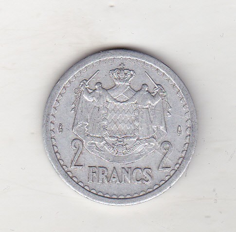 bnk mnd Monaco 2 franci (1943)