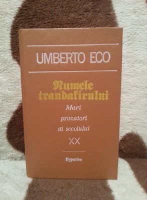 NUMELE TRANDAFIRULUI-UMBERTO ECO EDITIE LEGATA foto