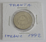 M3 C50 - Moneda foarte veche - Franta - 1 franc - omagiala - 1992