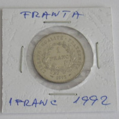 M3 C50 - Moneda foarte veche - Franta - 1 franc - omagiala - 1992