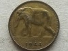 CONGO BELGIAN-1 FRANC 1944, Africa, Alama
