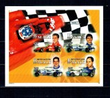 Mali 1997 - Formula 1, piloti, curse de masini, bloc nedantelat neuzat