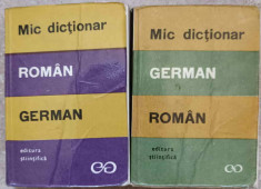 MIC DICTIONAR ROMAN-GERMAN, GERMAN-ROMAN-E. SIRETEANU, I. TOMEANU foto