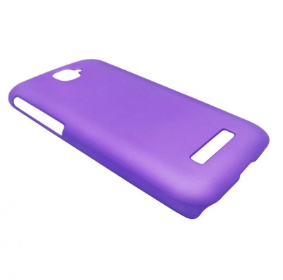 Husa tip capac plastic cauciucat mov pentru Alcatel One Touch Pop C7 Single Sim (OT-7040A, 7040F, 7041X) / Dual Sim (OT-7040D, 7041D, 7040E) foto