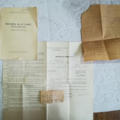 1968, Lot 4 documente Frigiderul de uz casnic Moscova - Zil, comunism