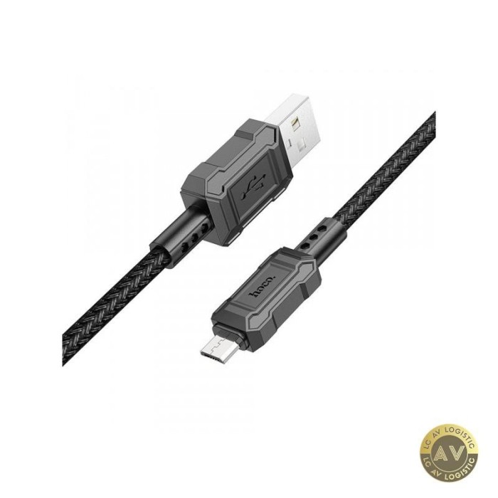 Cablu Date si Incarcare USB-A - microUSB HOCO Leader X94 18W 1m Negru