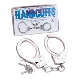 Large Metal Handcuffs with Keys - Catuse metalice, SEVEN CREATION