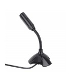 Microfon Birou Flexibil 3.5mm Jack, Cablu 1.3m, Negru, Sensibilitate -58dB, Frecventa 100Hz-16kHz