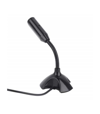 Microfon birou flexibil 3.5 mm Jack 1.3m negru M-306 foto