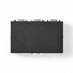 Switch VGA Nedis, 2 porturi, negru