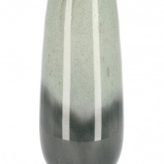 Vaza Mars, Bizzotto, Ø 16.5 x 36 cm, sticla, handmade, verde/gri