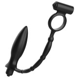 Addicted Toys-Dop Anal cu Inel Vibrator-Silicon, Waterproof