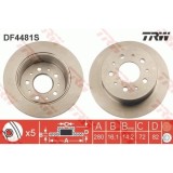 Set disc frana TRW DF4481S Spate