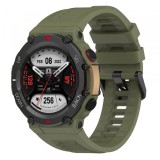 Curea Techsuit W067 pentru Amazfit T-Rex 2, Verde Inchis, Universal