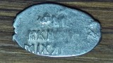 Rusia tarista - piesa istorie argint - 1 copeica / kopeck 1613-1643 - Tarul Mihail I - starea din imagini
