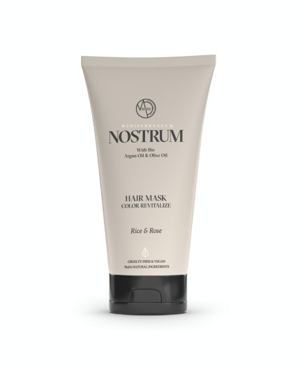 Masca pentru par vopsit Mediterraneum Nostrum Via Wellness - Orez &amp; Trandafiri 175 ml