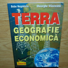 TERRA.GEOGRAFIE ECONIOMICA -BEBE NEGOESCU,GHEORGHE VLASCEANU