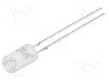 Dioda LED, 5mm, albastru, 220...330mcd, 10...15mA, 12V DC, OPTOSUPPLY - OSB5SA5MC1B-12V